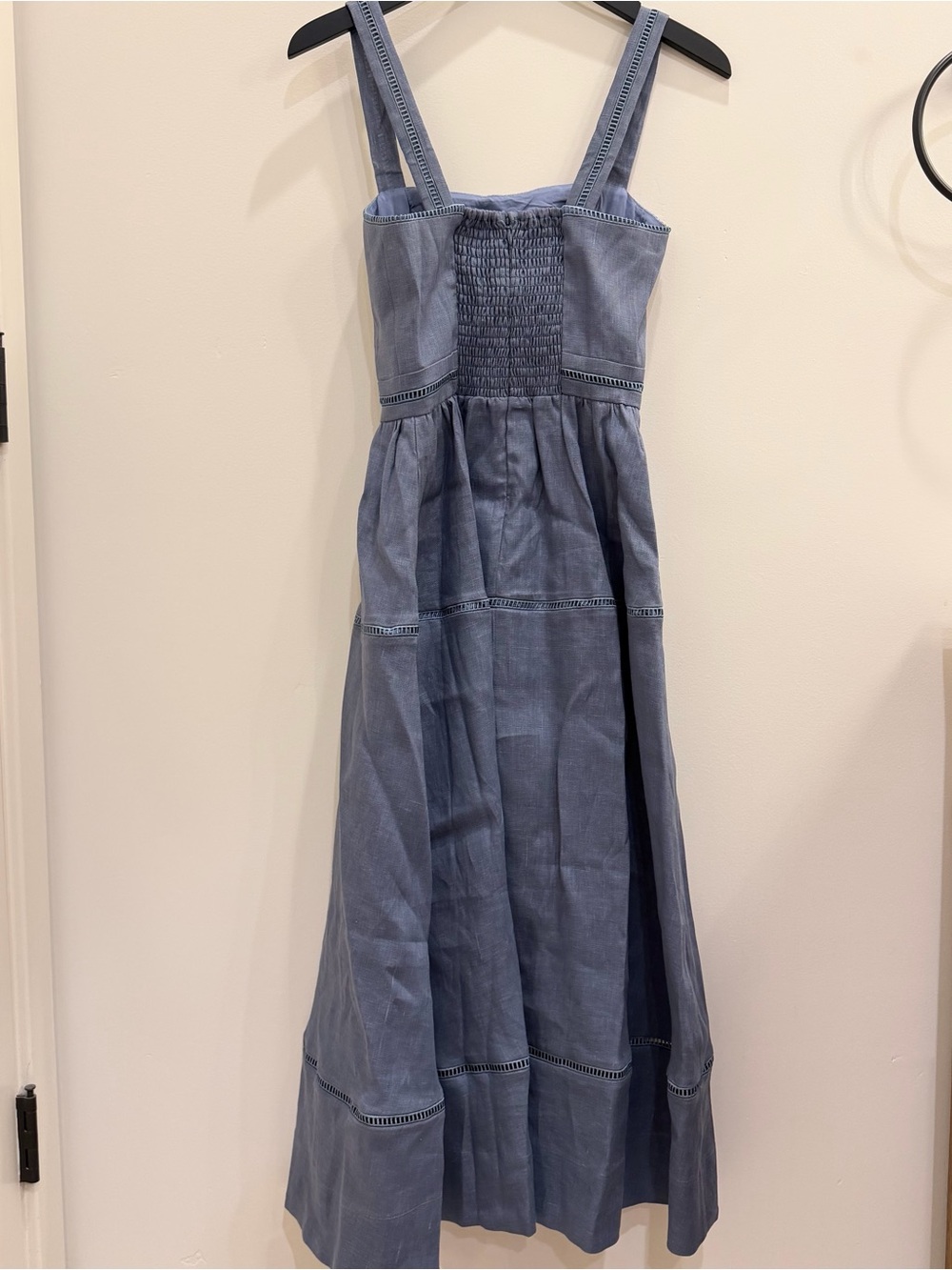 Reformation Blue Everett Midi Dress - Picture 5 of 6